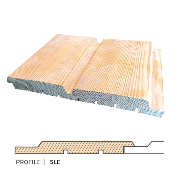 Siberian Larch Cladding – SLF profile