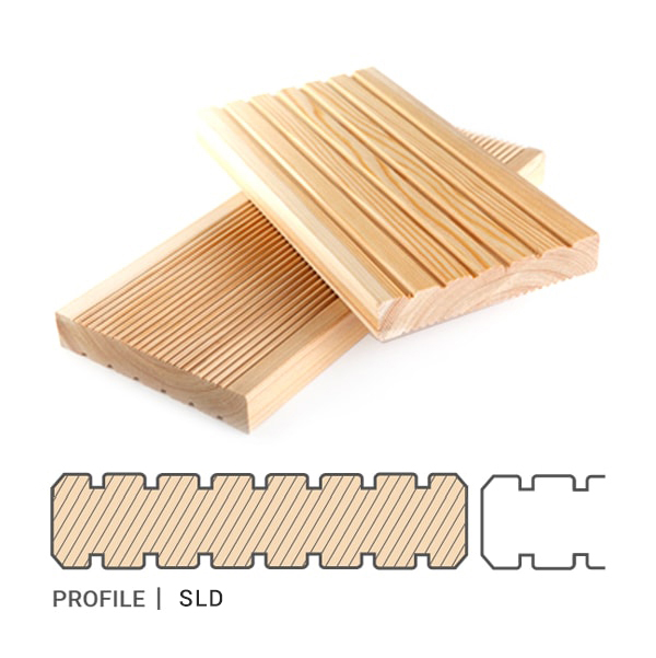 Siberian Larch Decking – SLD Profile